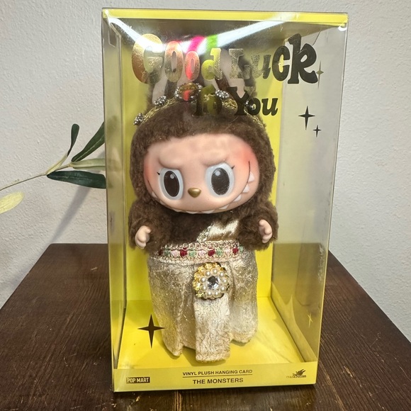 GOOD LUCK TO YOU Vinyl Plush Doll Pendant Pop Mart LABUBU LIMITED EDITION- as/is - Picture 3 of 7